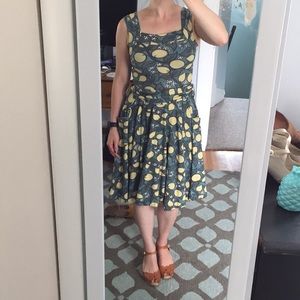 Effie’s Heart lemon-print 50s style dress